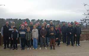 Photo de groupe lors du goûter de fin d'année