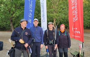Championnat de France Tir 3 par équipe à Amilly (Sept 2026)
L'équipe Hommes des Archers du Dadou
Régis - Benoit - Christophe - Stéphanie
