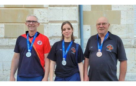 Félicitations à nos médaillés du Championnat de France Tir Nature